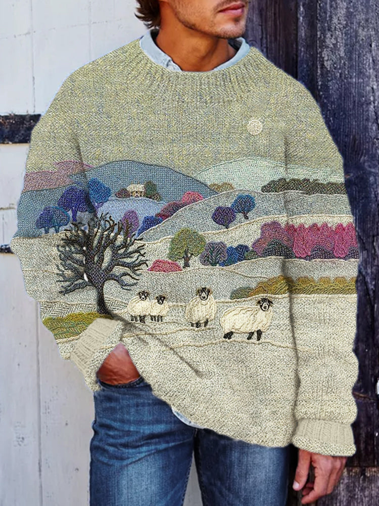 Pull au design réfléchi