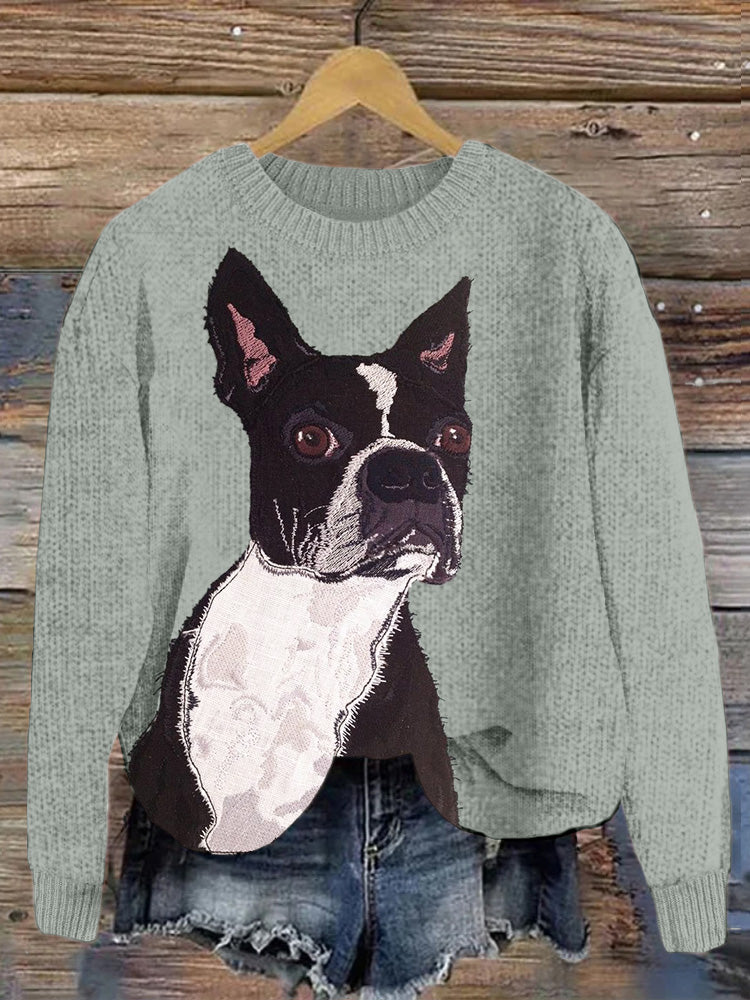 Pull au design réfléchi