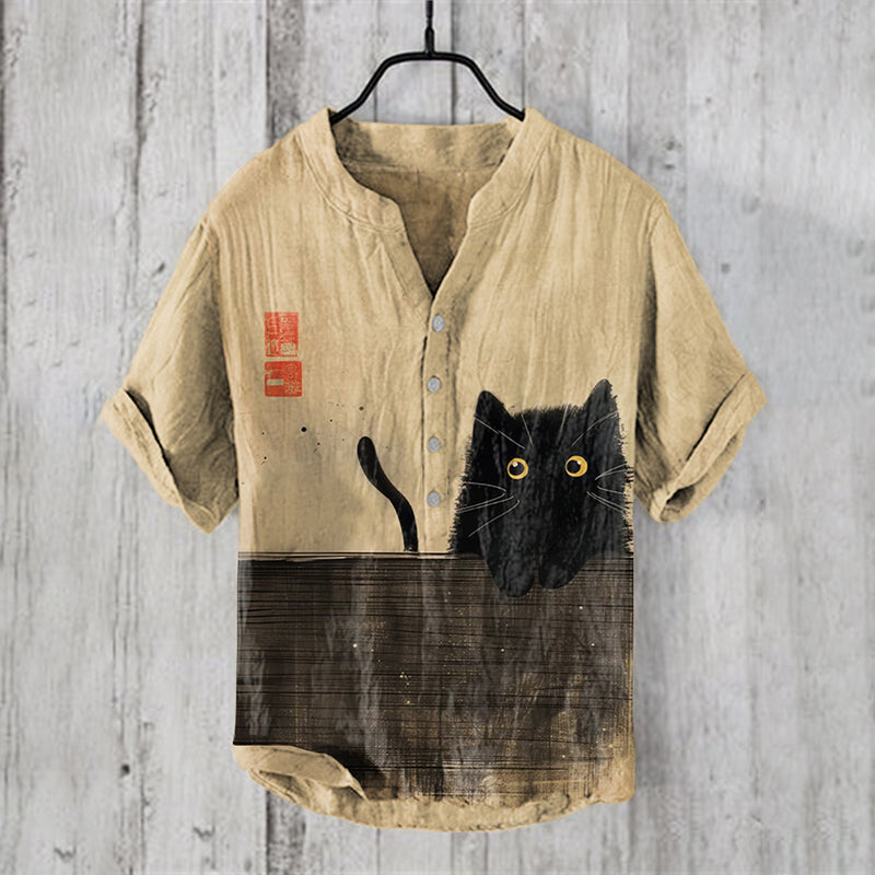 Chemise au style vintage intemporel