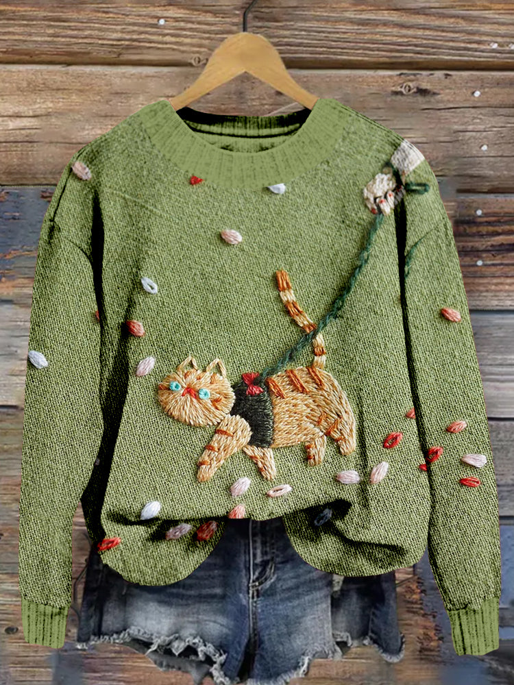 Pull vintage classique