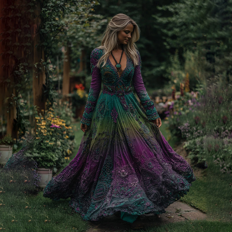 Robe magnifiquement confectionné
