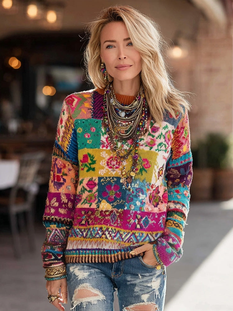 Pull au design réfléchi
