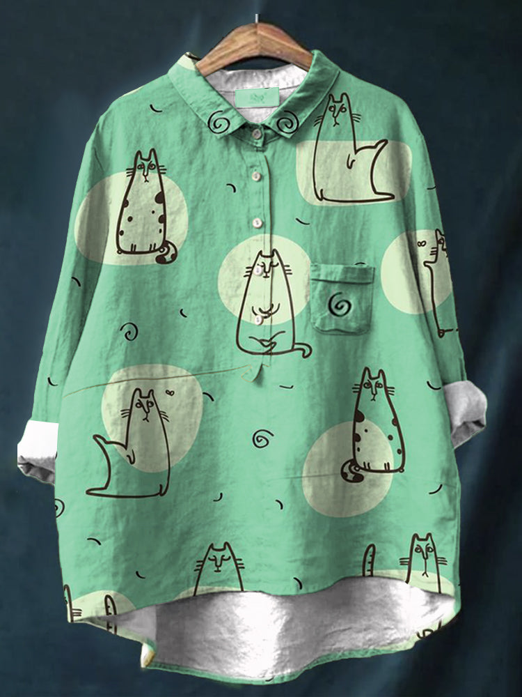 Chemise au style vintage intemporel