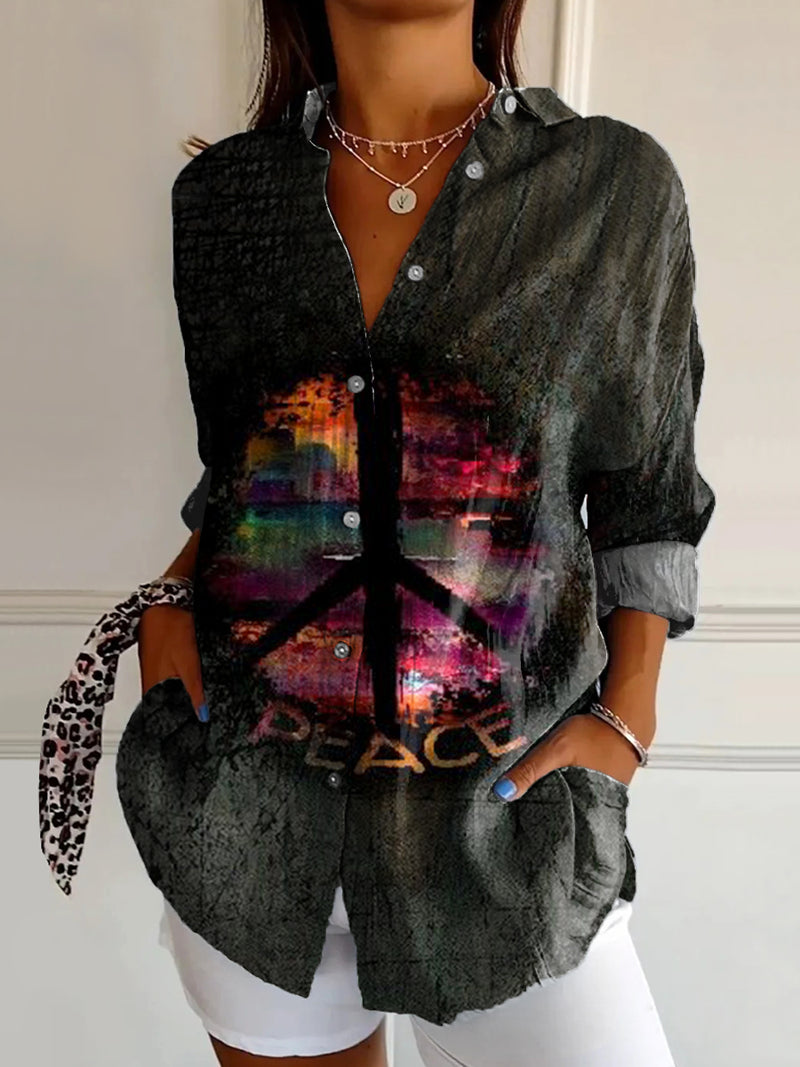 Chemise au style vintage intemporel