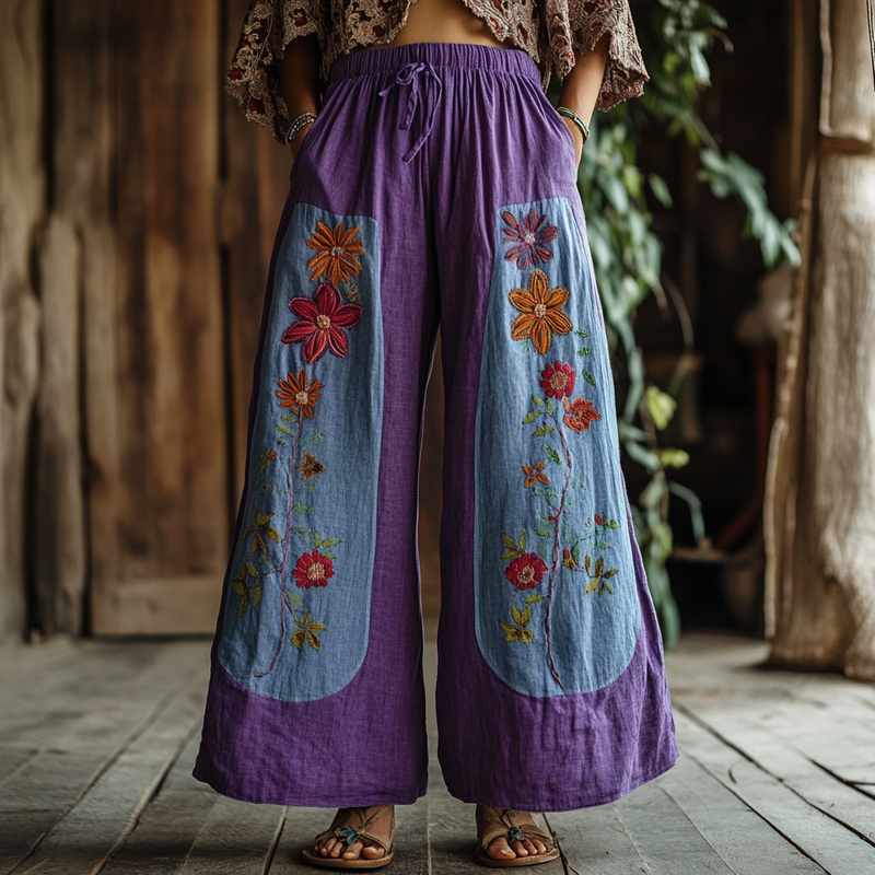 Pantalon au design réfléchi