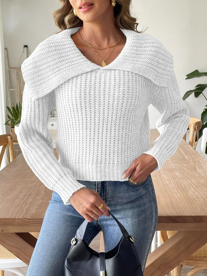Pull au design réfléchi