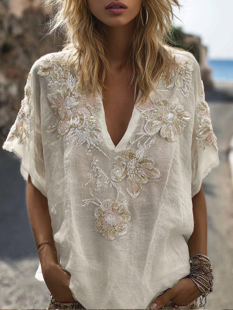 Chemise au style vintage intemporel