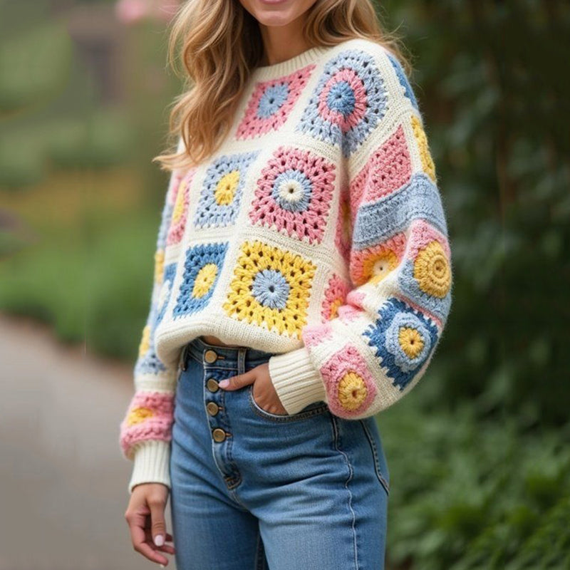 Pull au design réfléchi