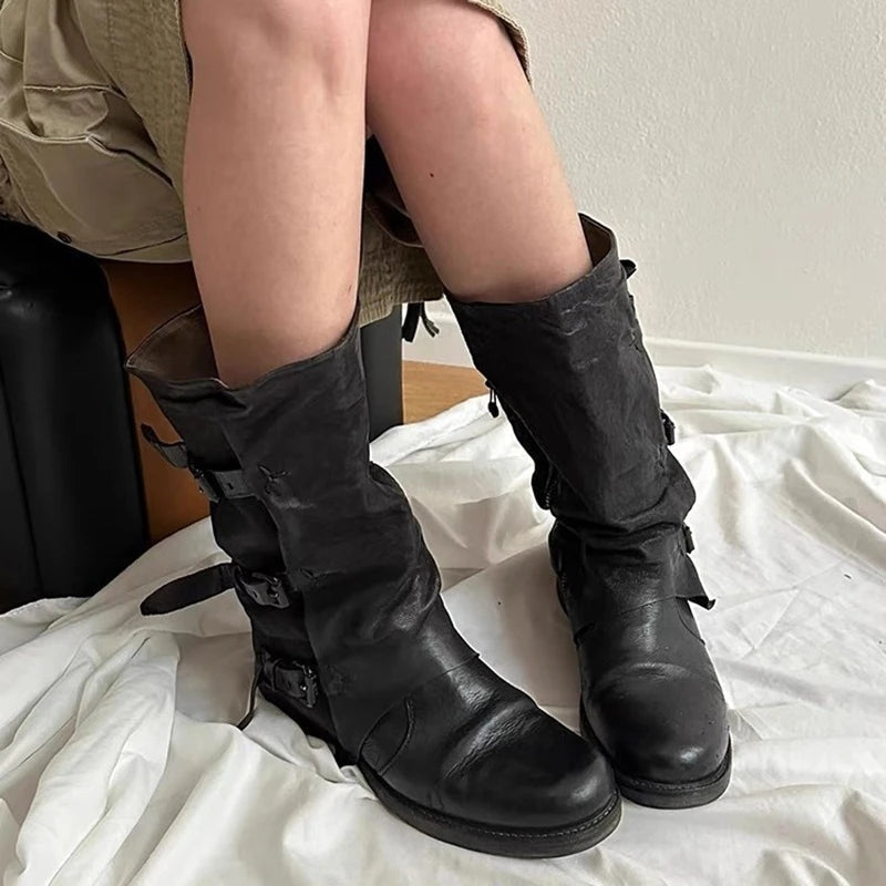 Bottes orthopédiques gracieuses pour un look moderne