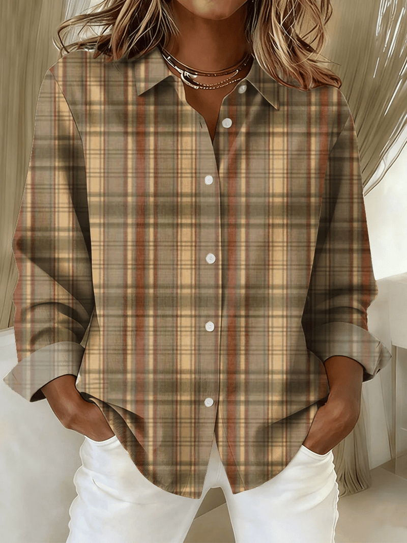 Chemise au style vintage intemporel