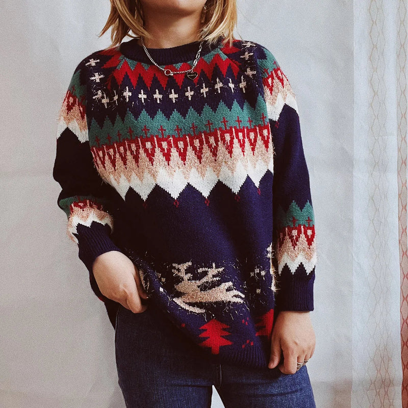Pull au design réfléchi