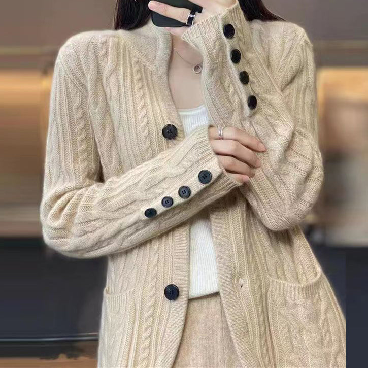 Cardigan au style vintage intemporel