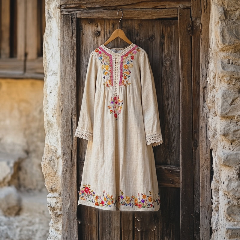 Robe au style vintage intemporel