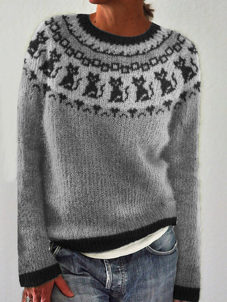 Pull au style vintage intemporel