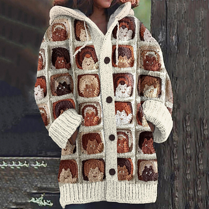 Cardigan au style vintage intemporel