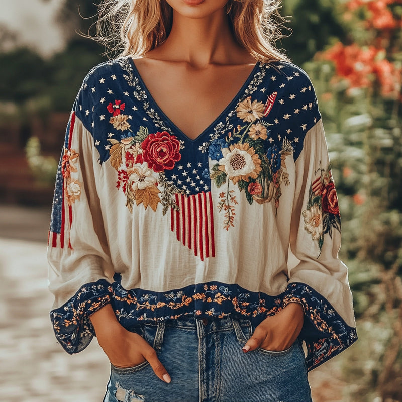 Chemise au style vintage intemporel