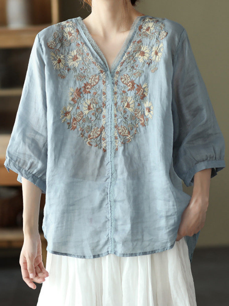 Chemise au design réfléchi