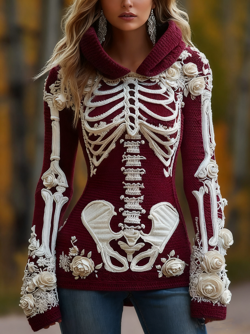 Pull au design réfléchi