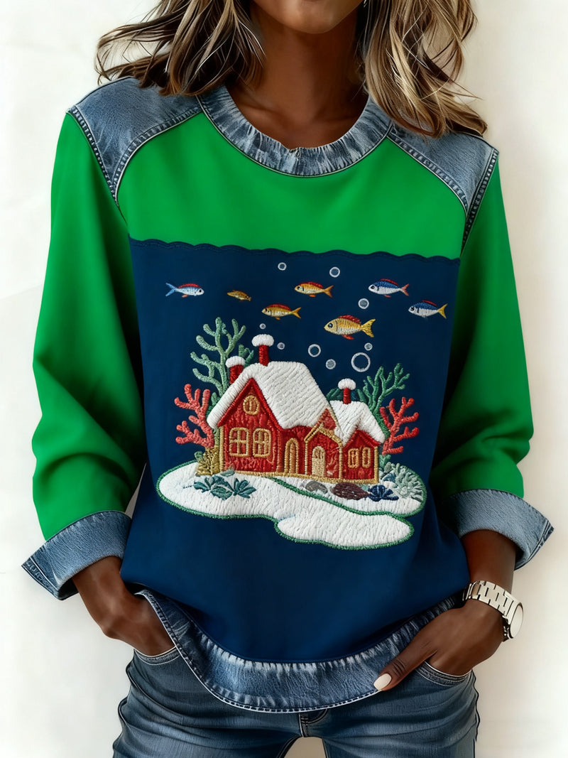 Pull au style vintage intemporel