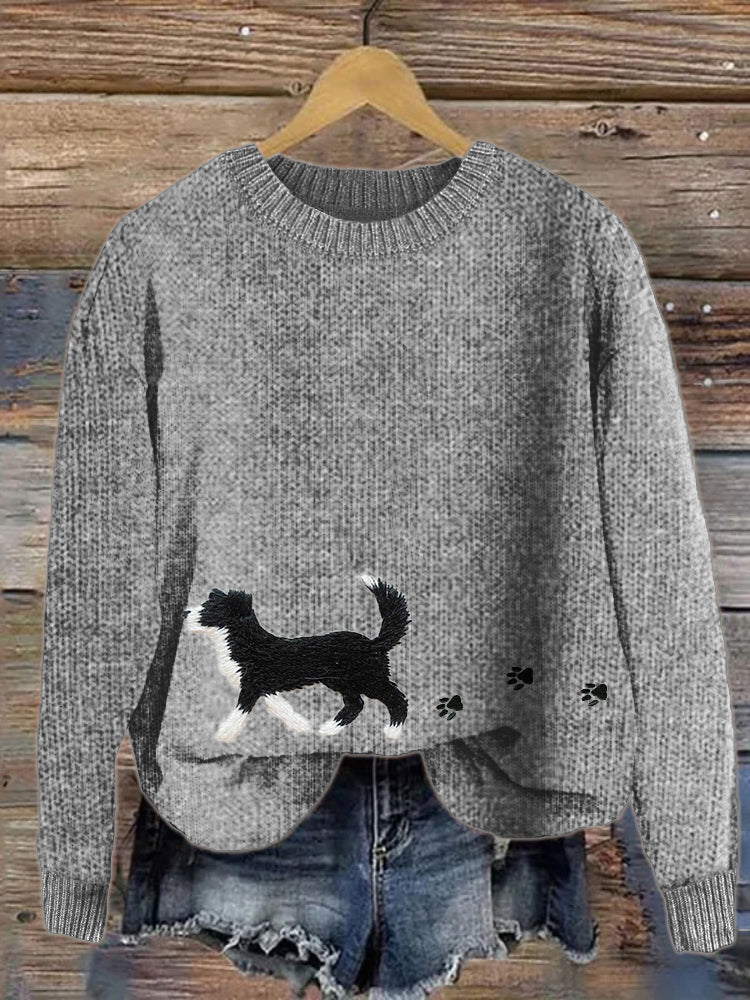 Pull au design réfléchi