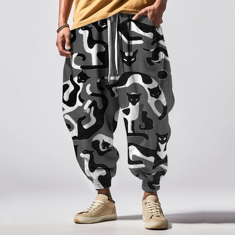 Pantalon au design réfléchi