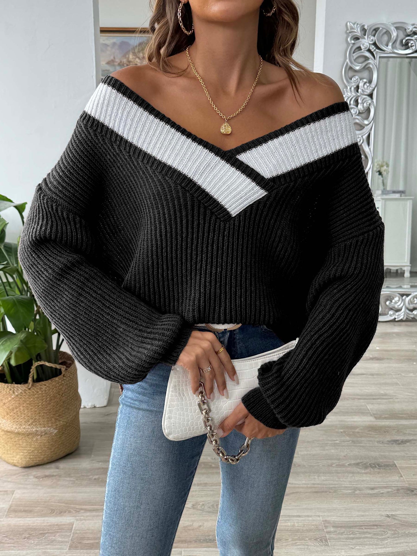 Pull au design classique