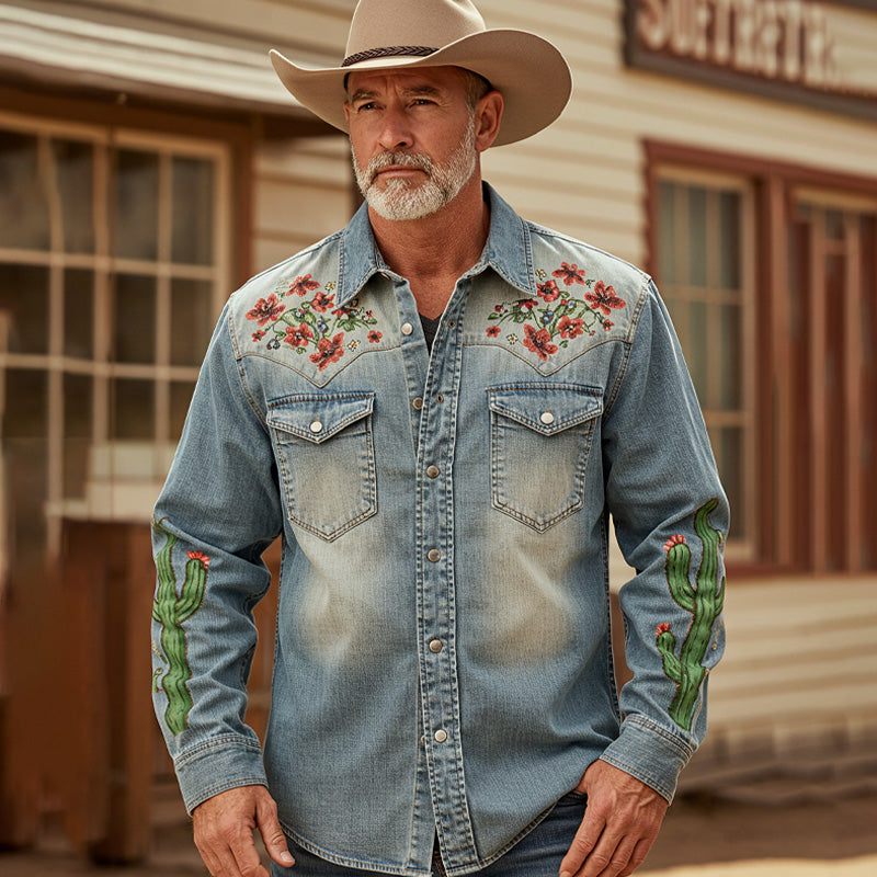 Chemise au style vintage intemporel