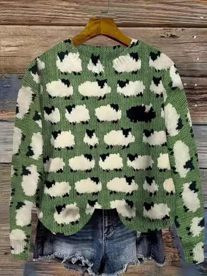Pull au design réfléchi