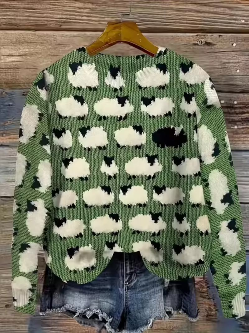Pull au design réfléchi