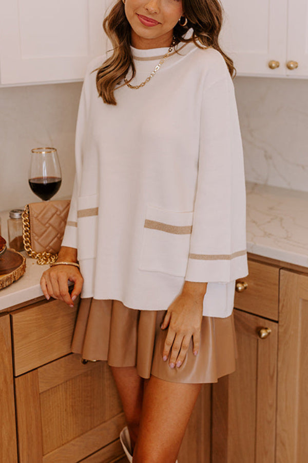 Pull au design classique