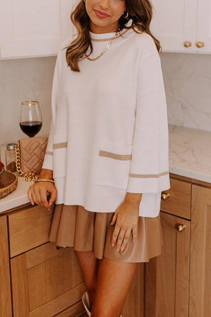 Pull au design classique