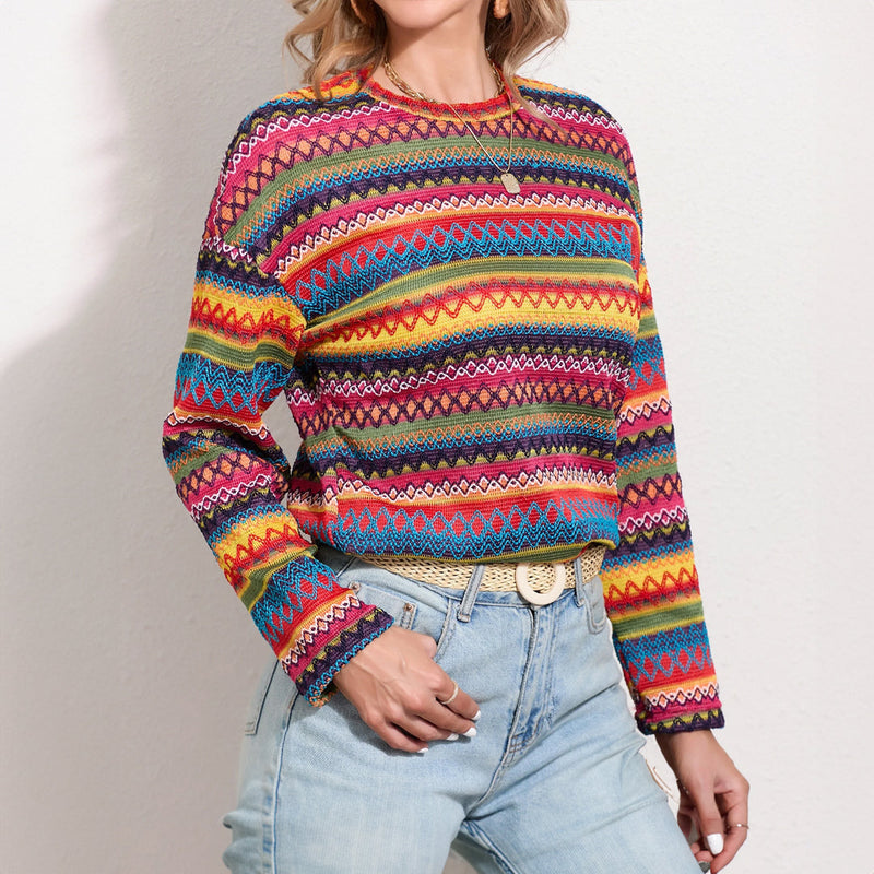 Pull au design réfléchi