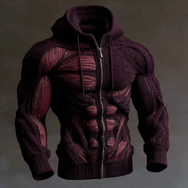 Pull au design réfléchi