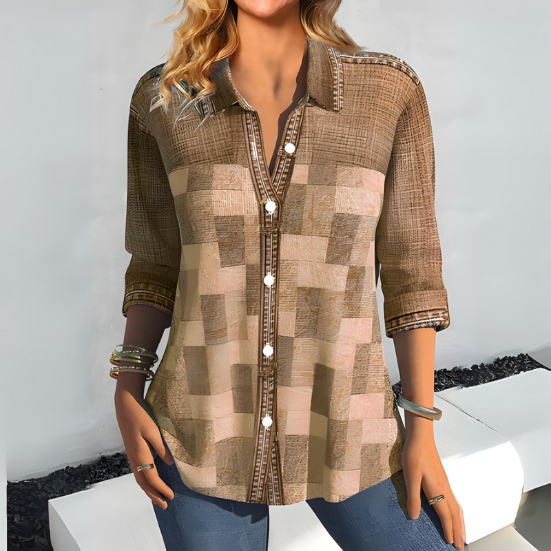 SL | chemise avec manches quart boutonnées