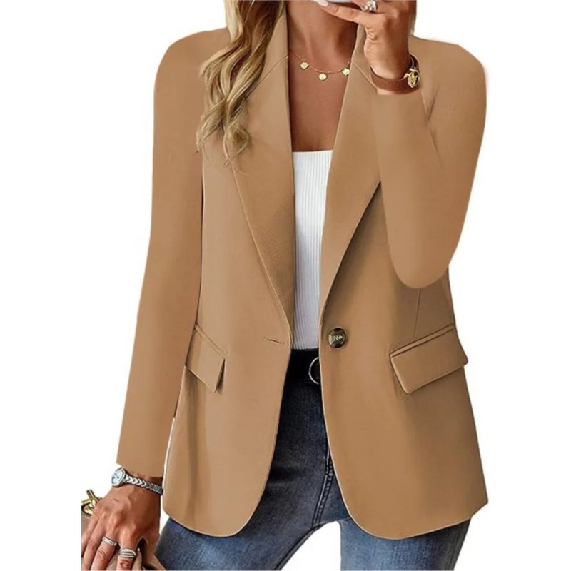 EP | Blazer décontracté à manches longues pour femmes