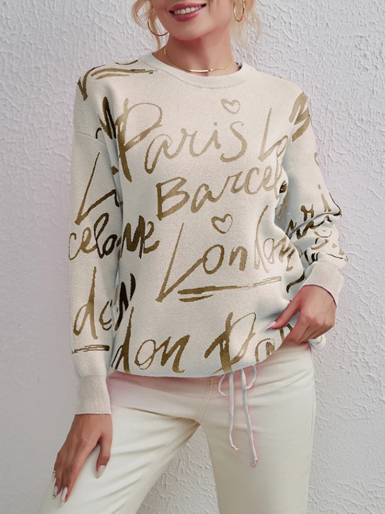 Pull au design réfléchi