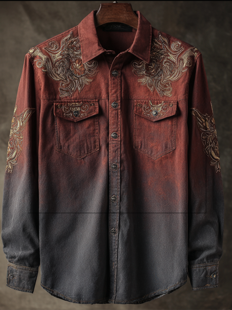 Chemise au style vintage intemporel