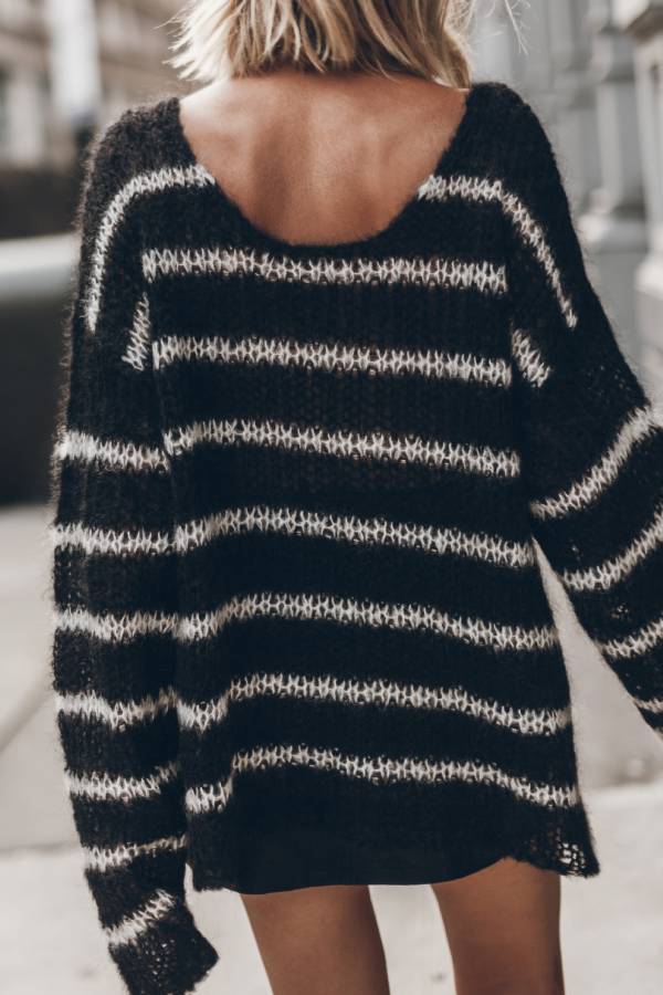Pull au design classique