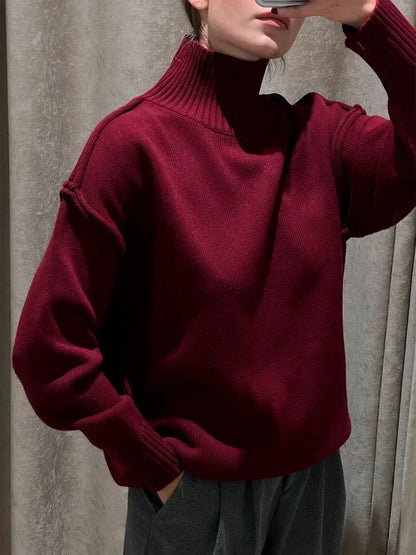 Pull au design réfléchi