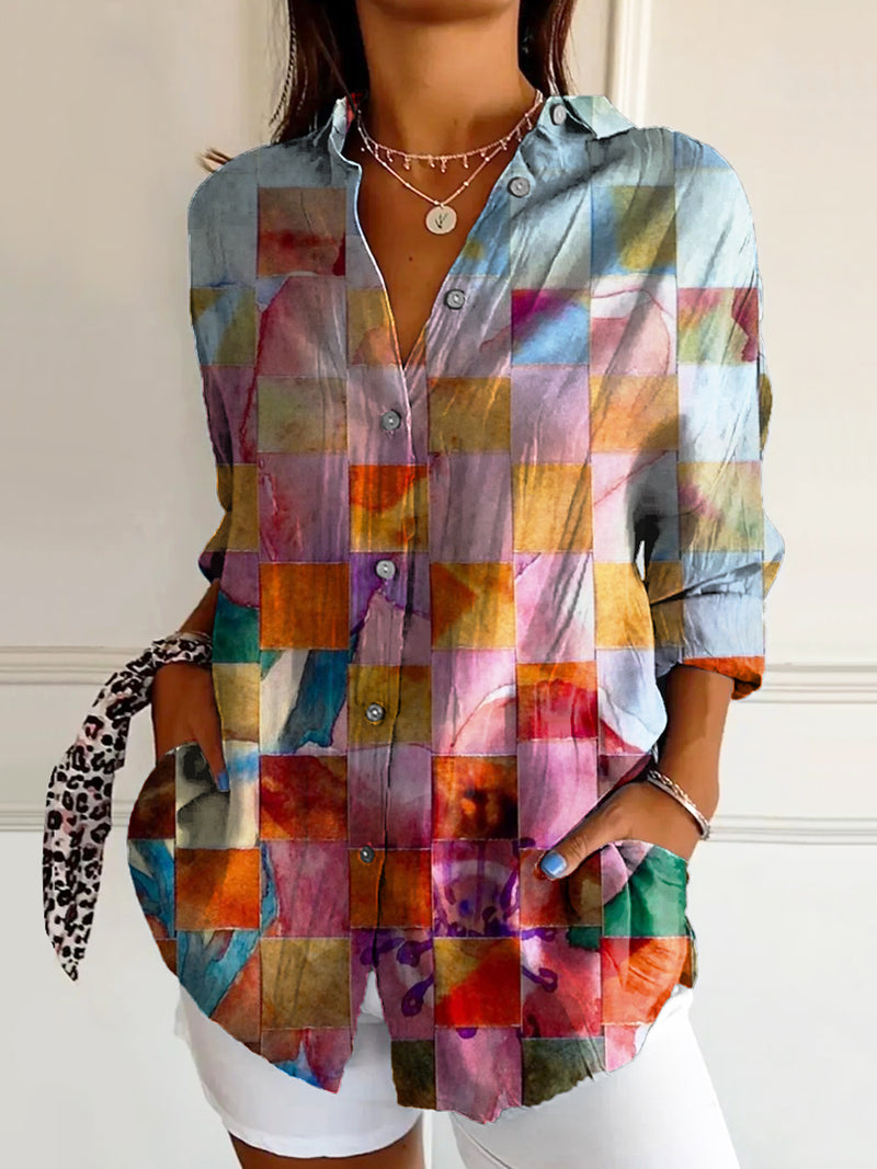 Chemise au design réfléchi