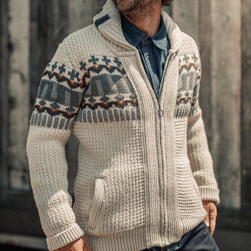 Cardigan au style vintage intemporel