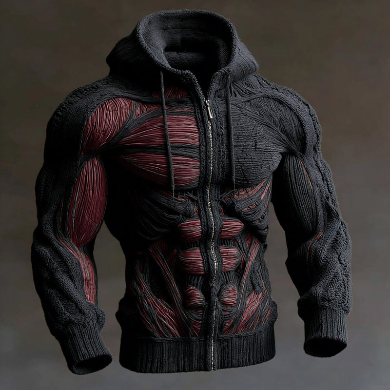 Pull au design réfléchi