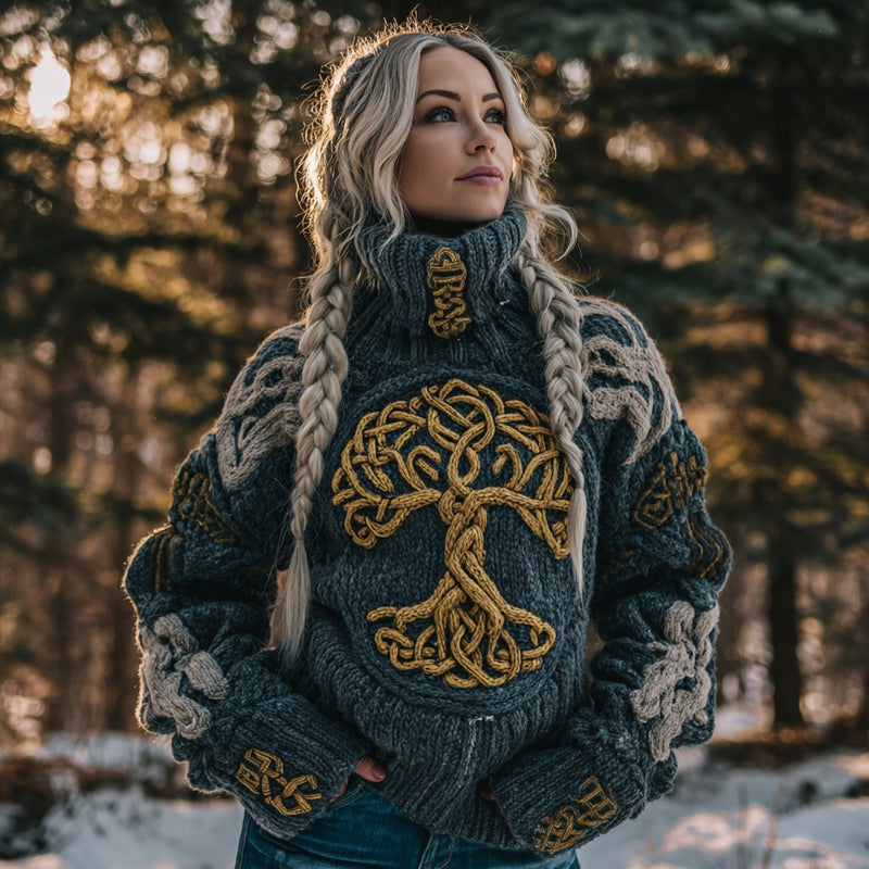 Pull au design réfléchi