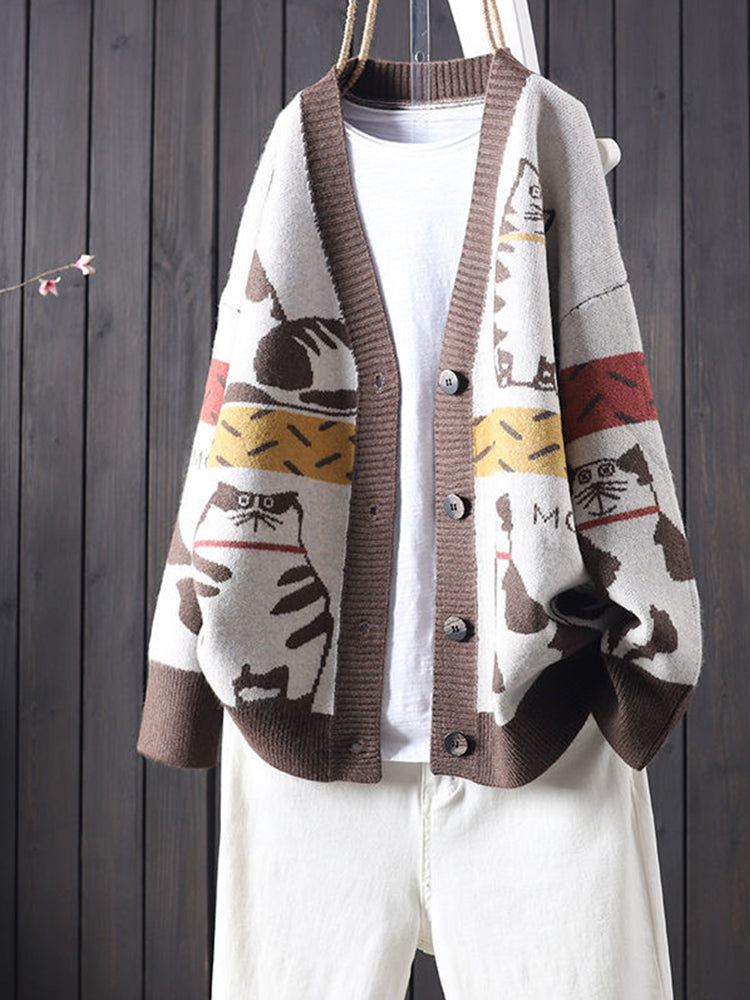 Cardigan au style vintage intemporel