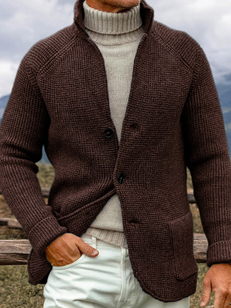 Cardigan au design réfléchi