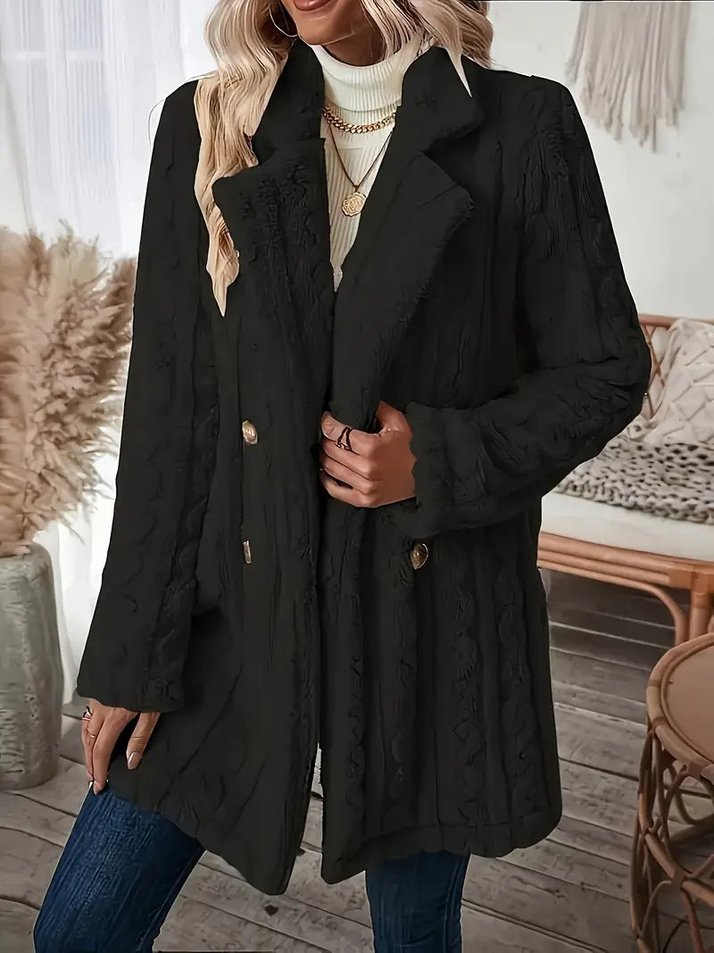 EP | Veste thermique douce, unie, à manches longues