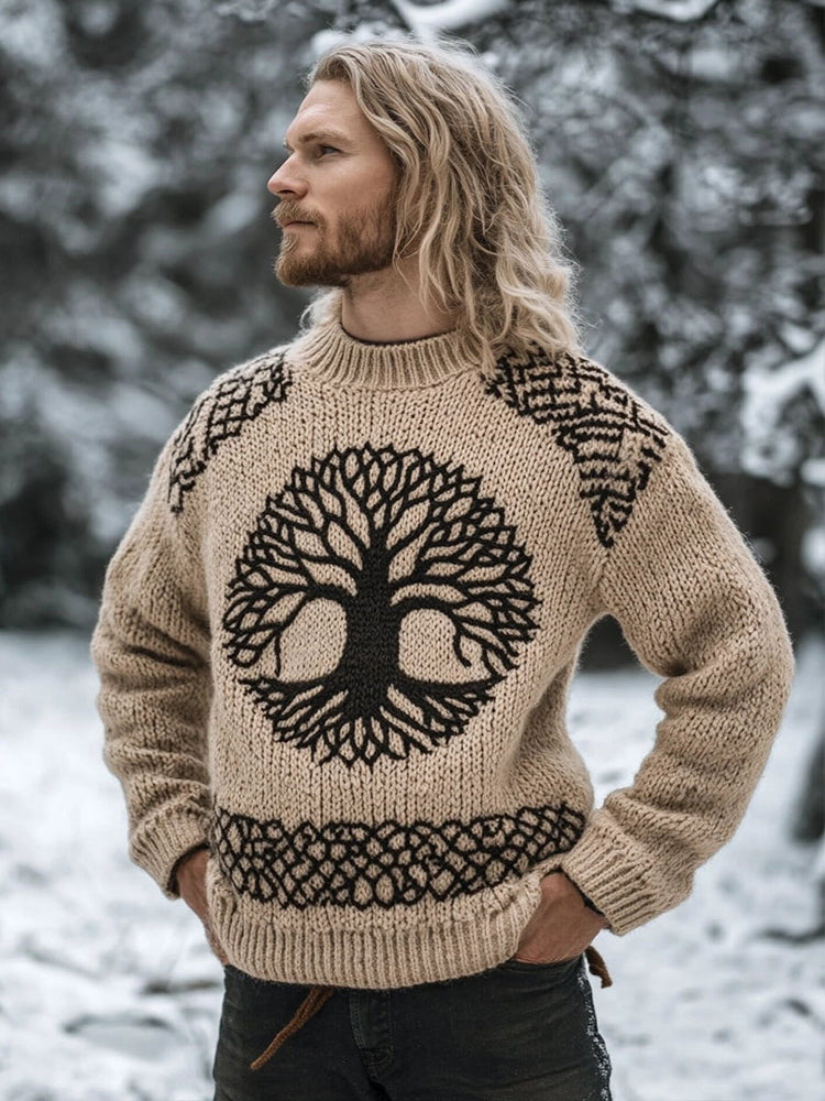 Pull au design réfléchi