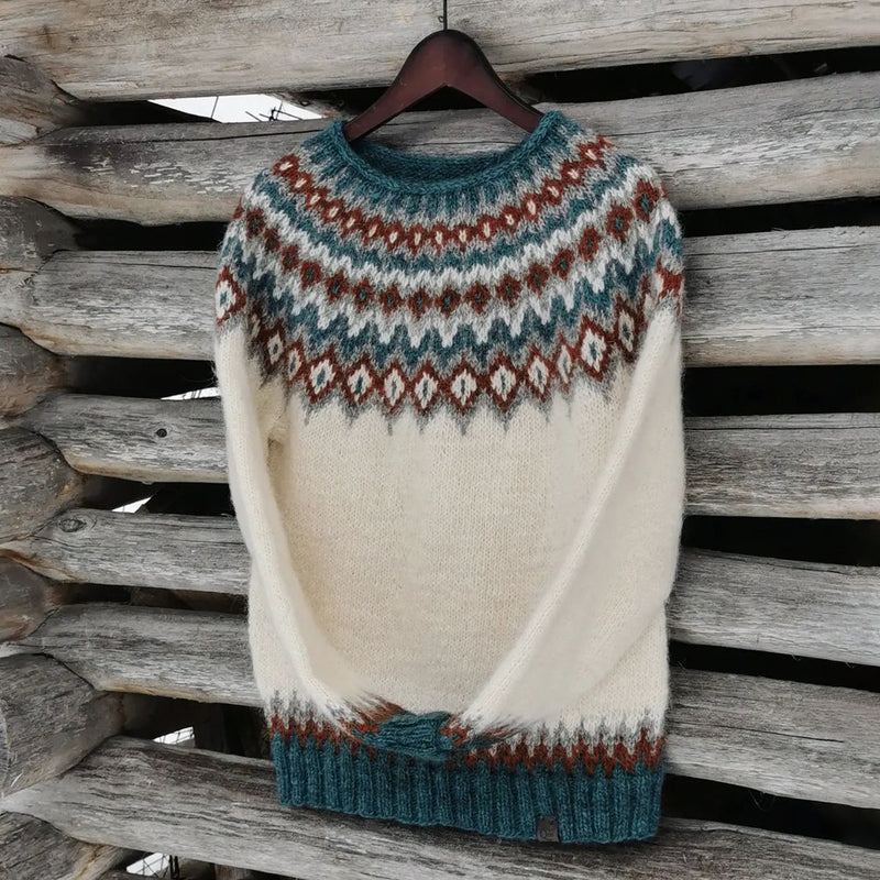 Pull au design réfléchi