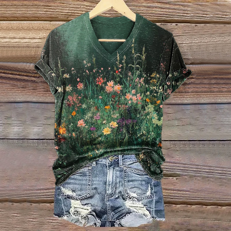 T-Shirt au design réfléchi