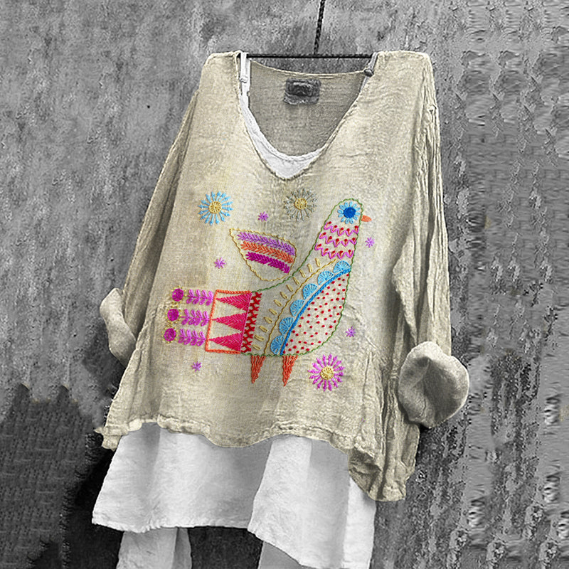 Chemise au style vintage intemporel